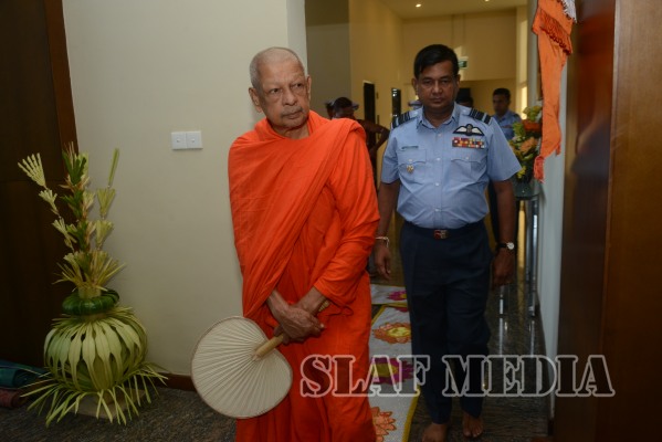 All Night Pirith Chanting and Alms Giving at Air Force Headquarters