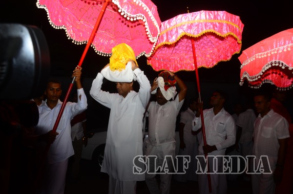 All Night Pirith Chanting and Alms Giving at Air Force Headquarters