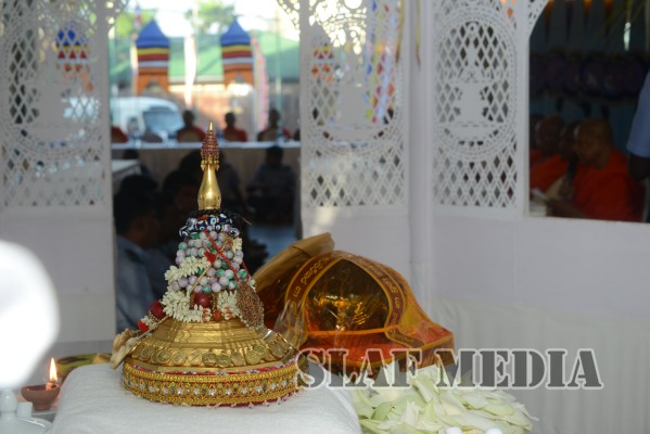 All Night Pirith Chanting and Alms Giving at Air Force Headquarters