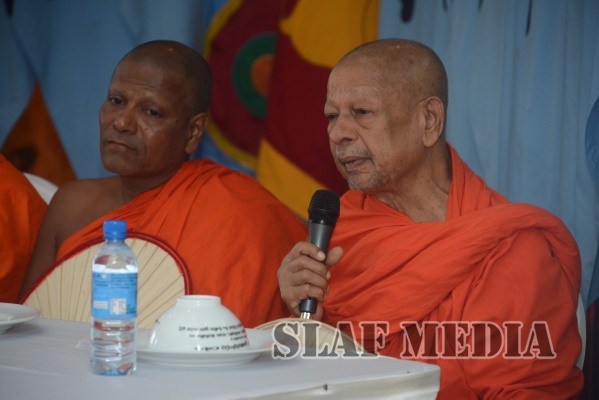 All Night Pirith Chanting and Alms Giving at Air Force Headquarters