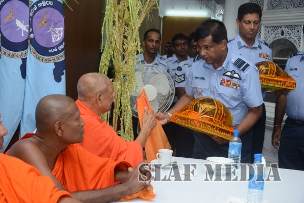 All Night Pirith Chanting and Alms Giving at Air Force Headquarters