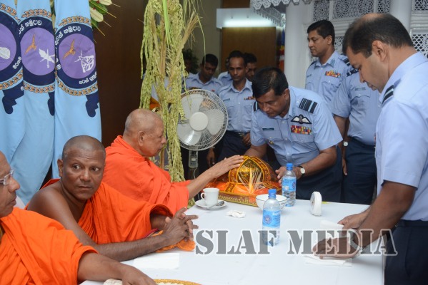 All Night Pirith Chanting and Alms Giving at Air Force Headquarters