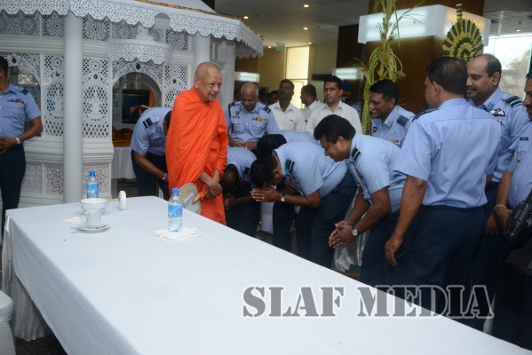 All Night Pirith Chanting and Alms Giving at Air Force Headquarters