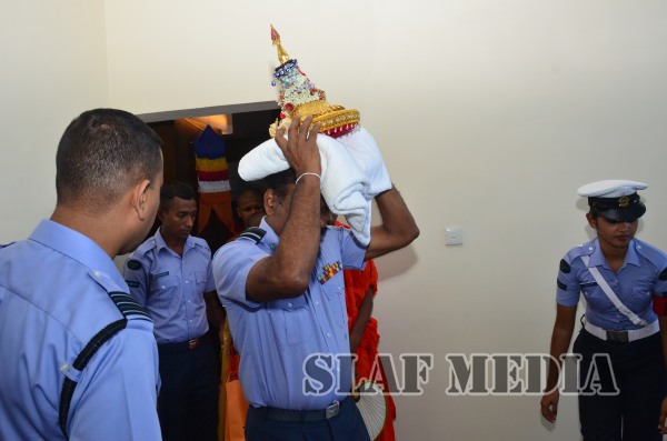 All Night Pirith Chanting and Alms Giving at Air Force Headquarters