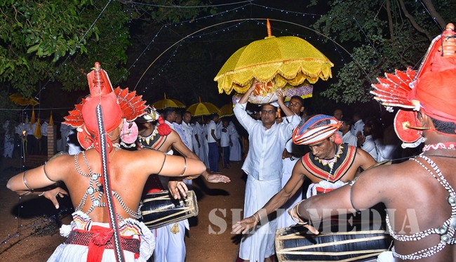 All-night 'Pirith Chanting' Ceremony SLAF Station Sigiriya