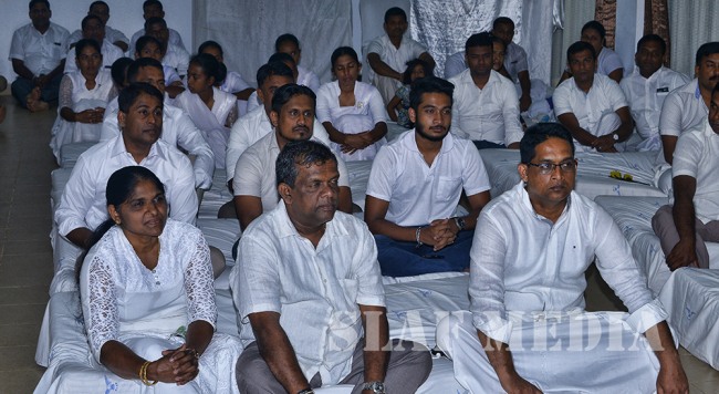 All-night 'Pirith Chanting' Ceremony SLAF Station Sigiriya