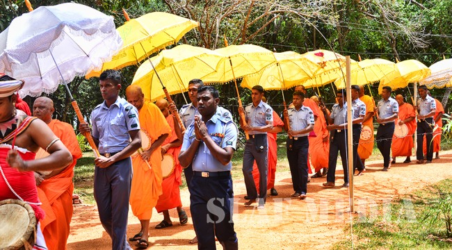 All-night 'Pirith Chanting' Ceremony SLAF Station Sigiriya
