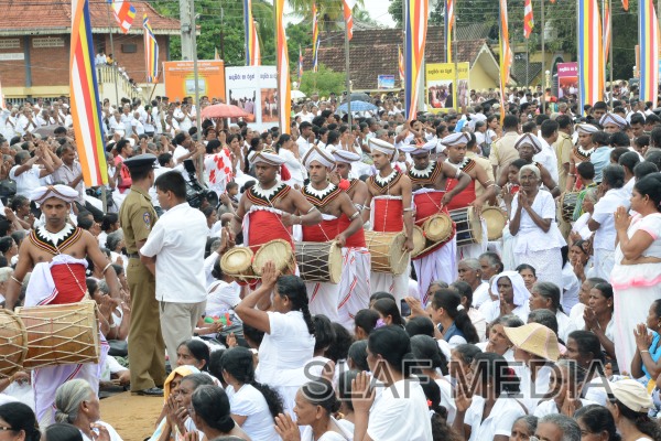 Placing of Sacred Relics in 'Sandahiru Seya'