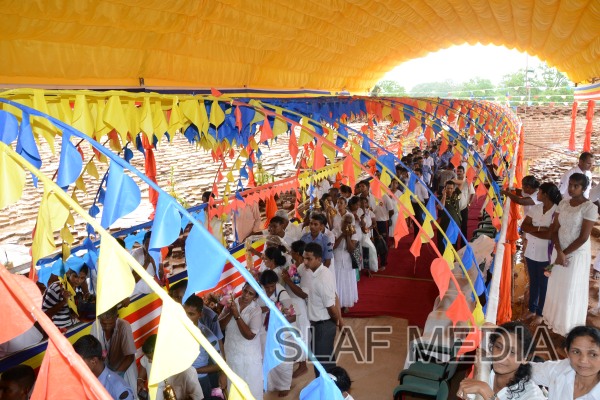 Placing of Sacred Relics in 'Sandahiru Seya'