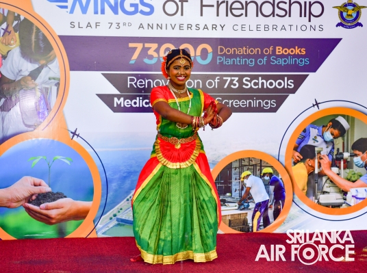 SRI LANKA AIR
FORCE LAUNCHES 'WINGS OF FRIENDSHIP' INITIATIVE FOR SCHOOL RENOVATION
AND COMMUNITY IMPACT