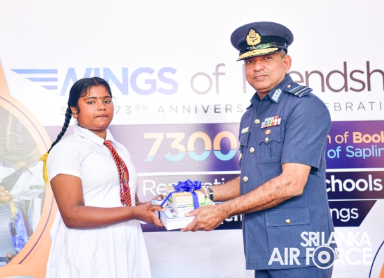 SRI LANKA AIR
FORCE LAUNCHES 'WINGS OF FRIENDSHIP' INITIATIVE FOR SCHOOL RENOVATION
AND COMMUNITY IMPACT