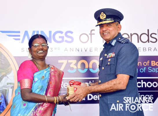 SRI LANKA AIR
FORCE LAUNCHES 'WINGS OF FRIENDSHIP' INITIATIVE FOR SCHOOL RENOVATION
AND COMMUNITY IMPACT