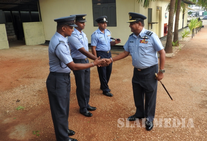 Commander Joins the New Year Celebrations of SLAF Station Palaly