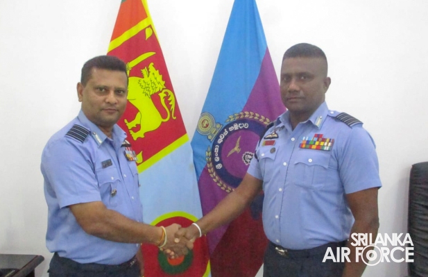 CHANGE
OF COMMAND AT SLAF STATION PALALY