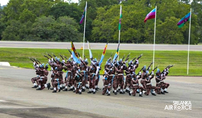 PASSING
OUT PARADE OF THE NO. 173-B REGULAR AIRMEN, NO. 43-B REGULAR AIRWOMEN
AND NO. 135-B VOLUNTEER AIRMEN AND NO. 17-B VOLUN