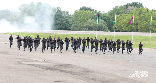 PASSING
OUT PARADE OF THE NO. 173-B REGULAR AIRMEN, NO. 43-B REGULAR AIRWOMEN
AND NO. 135-B VOLUNTEER AIRMEN AND NO. 17-B VOLUN