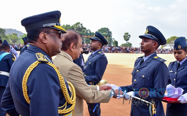 Commissioning, Wings and Passing Out Parade at SLAF Academy China Bay
