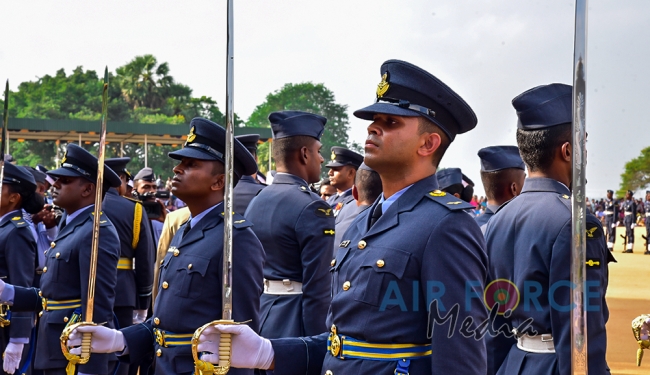 Commissioning, Wings and Passing Out Parade at SLAF Academy China Bay
