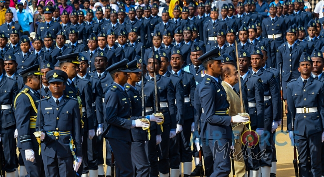 Commissioning, Wings and Passing Out Parade at SLAF Academy China Bay