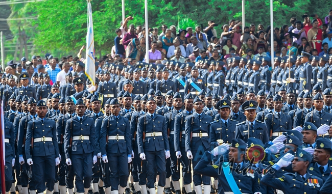 Commissioning, Wings and Passing Out Parade at SLAF Academy China Bay