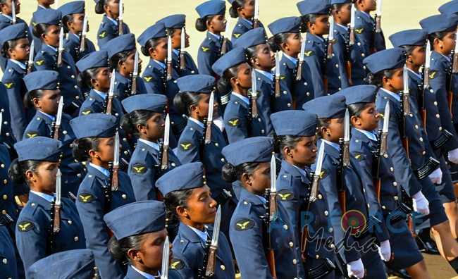 Commissioning, Wings and Passing Out Parade at SLAF Academy China Bay