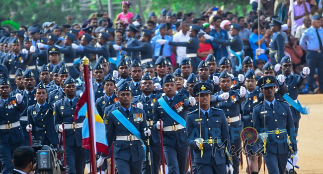 Commissioning, Wings and Passing Out Parade at SLAF Academy China Bay
