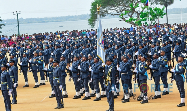 Commissioning, Wings and Passing Out Parade at SLAF Academy China Bay