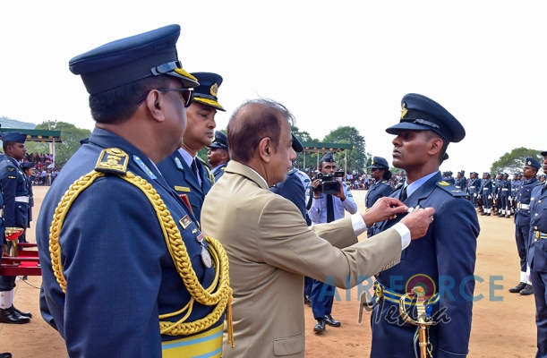 Commissioning, Wings and Passing Out Parade at SLAF Academy China Bay
