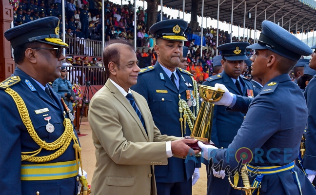 Commissioning, Wings and Passing Out Parade at SLAF Academy China Bay