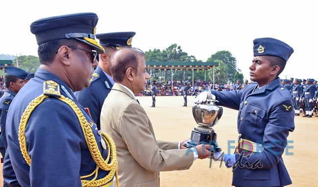 Commissioning, Wings and Passing Out Parade at SLAF Academy China Bay
