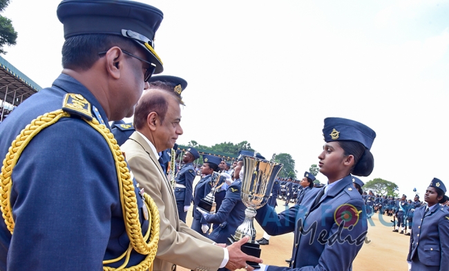 Commissioning, Wings and Passing Out Parade at SLAF Academy China Bay