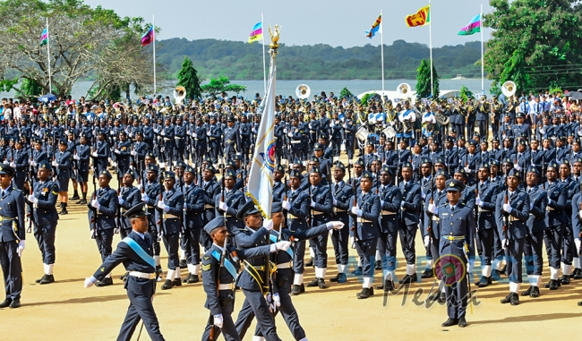 Commissioning, Wings and Passing Out Parade at SLAF Academy China Bay