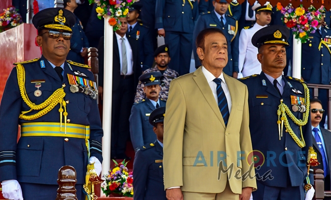 Commissioning, Wings and Passing Out Parade at SLAF Academy China Bay