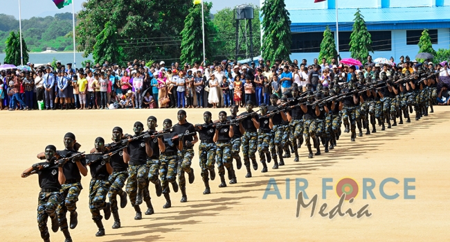 Commissioning, Wings and Passing Out Parade at SLAF Academy China Bay