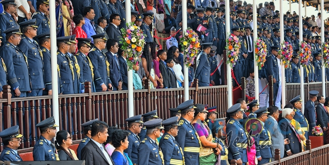 Commissioning, Wings and Passing Out Parade at SLAF Academy China Bay