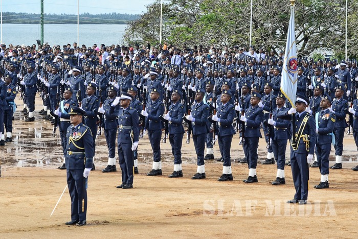 Commissioning, Wings and Passing Out Parade at SLAF Academy China Bay