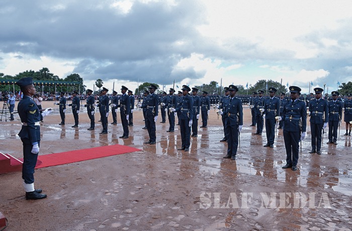Commissioning, Wings and Passing Out Parade at SLAF Academy China Bay