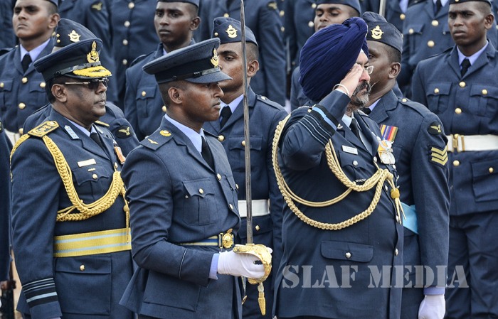 Commissioning, Wings and Passing Out Parade at SLAF Academy China Bay