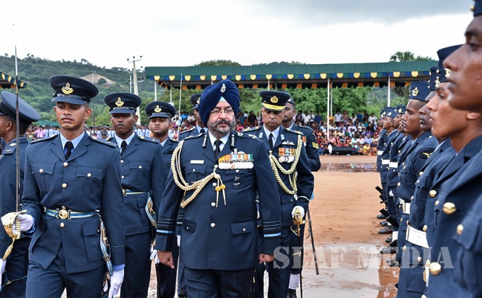 Commissioning, Wings and Passing Out Parade at SLAF Academy China Bay
