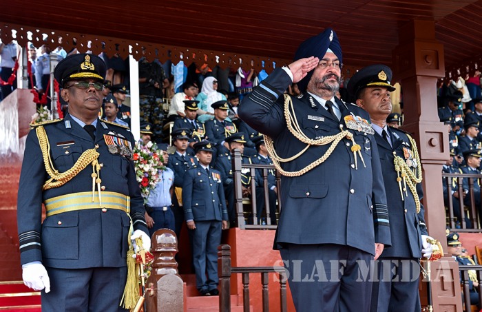 Commissioning, Wings and Passing Out Parade at SLAF Academy China Bay