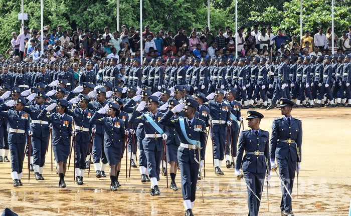 Commissioning, Wings and Passing Out Parade at SLAF Academy China Bay