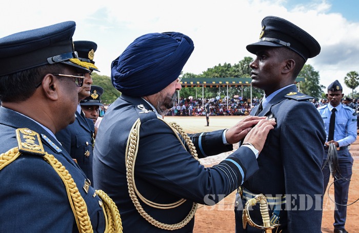 Commissioning, Wings and Passing Out Parade at SLAF Academy China Bay