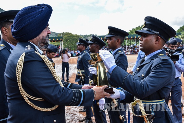 Commissioning, Wings and Passing Out Parade at SLAF Academy China Bay