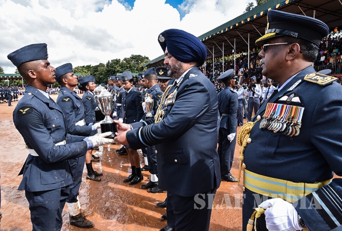 Commissioning, Wings and Passing Out Parade at SLAF Academy China Bay