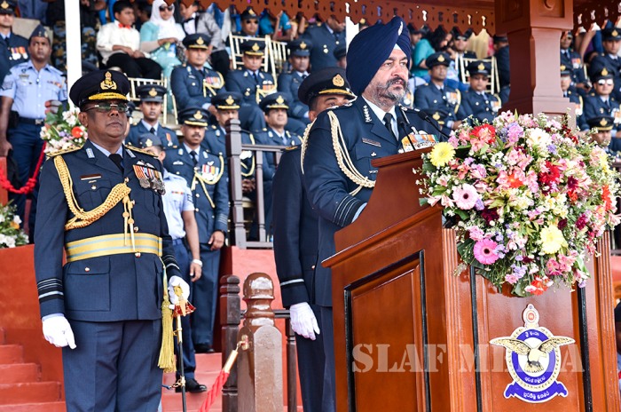 Commissioning, Wings and Passing Out Parade at SLAF Academy China Bay