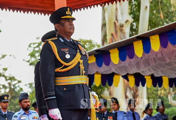 Passing Out Parade Of Officers Cadets, Lady Officer Cadets, Airmen and Air Women Recriute Courses At SLAF CTS Diyatalawa