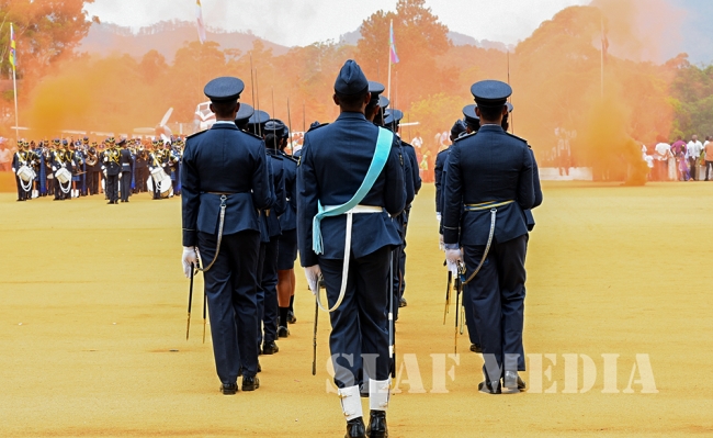 Passing Out Parade Of Officers Cadets, Lady Officer Cadets, Airmen and Air Women Recriute Courses At SLAF CTS Diyatalawa
