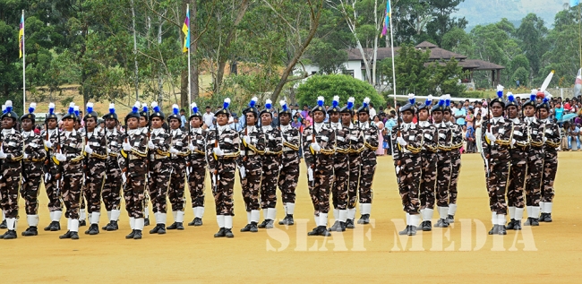 Passing Out Parade Of Officers Cadets, Lady Officer Cadets, Airmen and Air Women Recriute Courses At SLAF CTS Diyatalawa