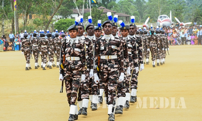 Passing Out Parade Of Officers Cadets, Lady Officer Cadets, Airmen and Air Women Recriute Courses At SLAF CTS Diyatalawa