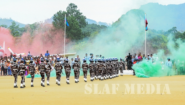Passing Out Parade Of Officers Cadets, Lady Officer Cadets, Airmen and Air Women Recriute Courses At SLAF CTS Diyatalawa